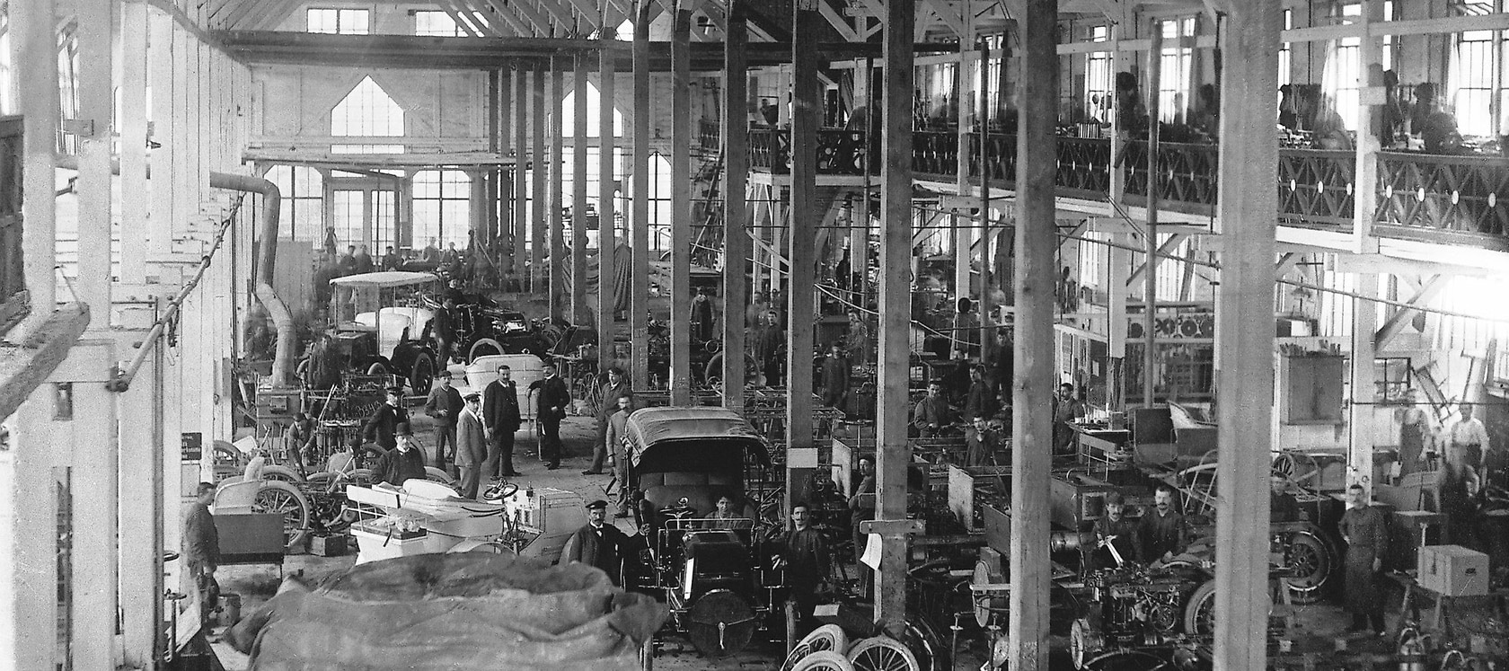De auto industrie wordt volwassen
